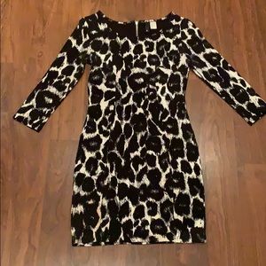 H&M animal print dress